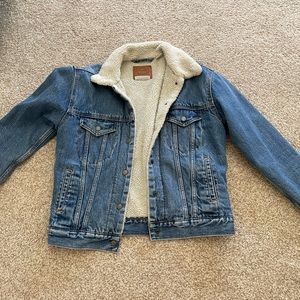 Levi Sherpa Jean Jacket